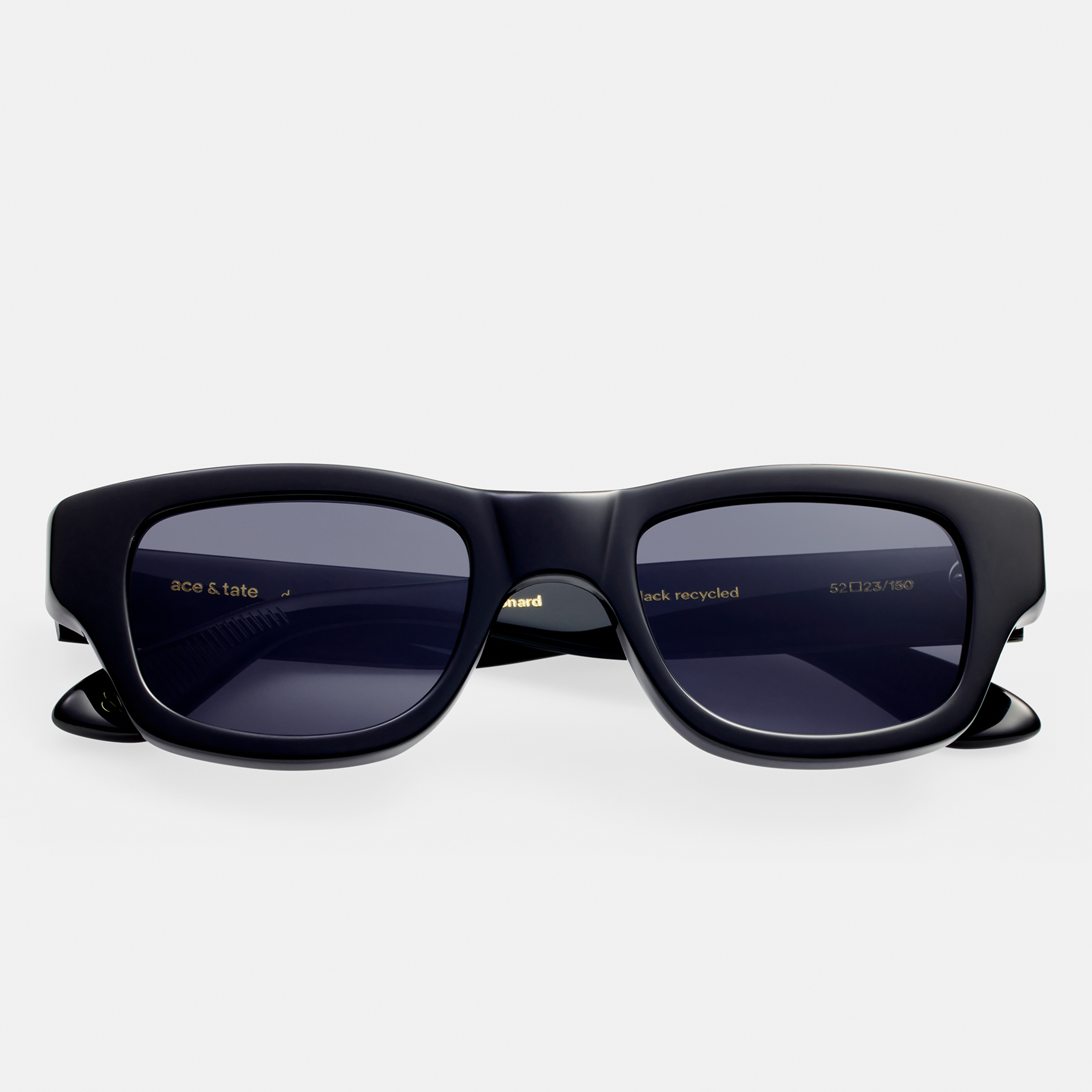 Ace & Tate Sunglasses | Rectangle Acetate in Black